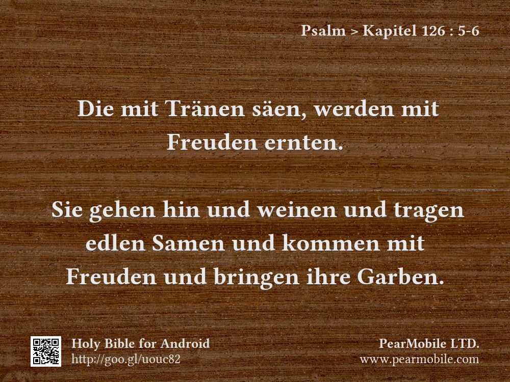Psalm, Kapitel 126:5-6